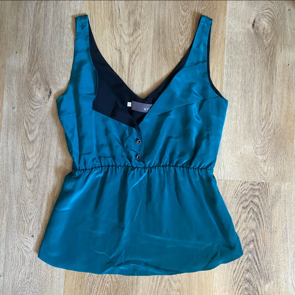 Sleeveless Silk Top // MYNE by Ashley Ann